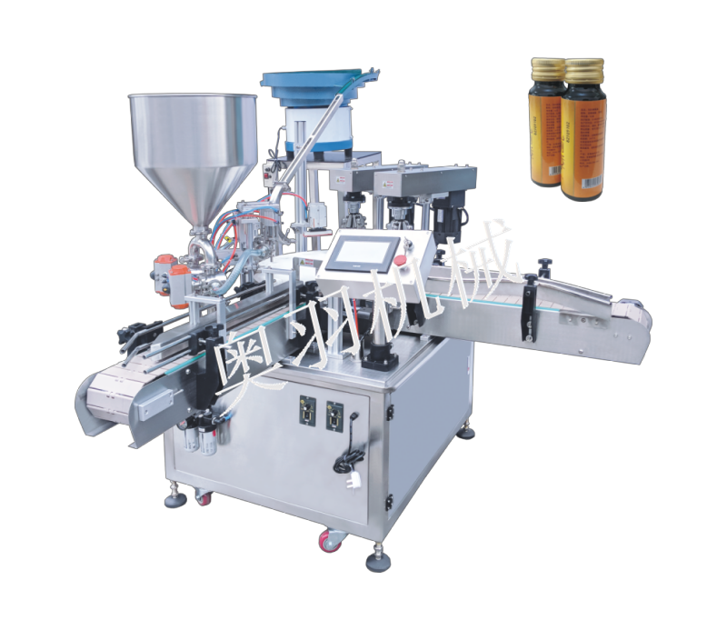  AY-160S小瓶螺紋鋁蓋自動(dòng)灌裝鎖蓋一體機(jī)_http://m.readbangkokpost.com_自動(dòng)旋蓋設(shè)備系列_第1張